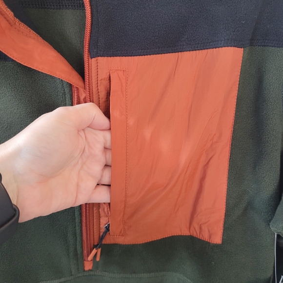 GRAYS PEAK Outdoors Black Evergreen Quarter Zip Fleece Pullover Size M - Picture 4 of 15